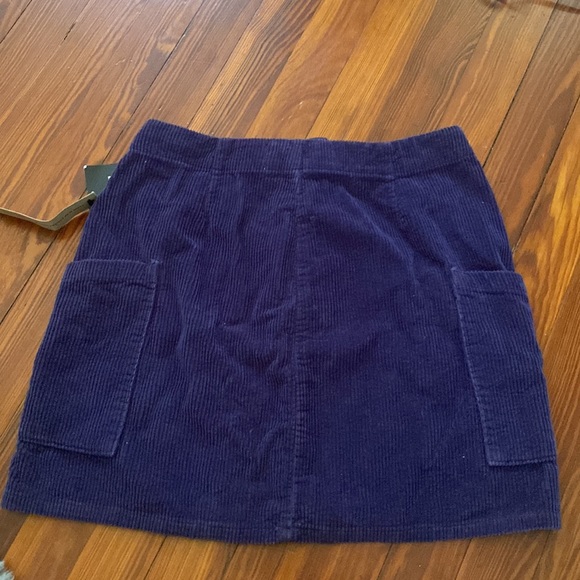 Reformation Wally skirt - navy corduroy mini skirt - Picture 5 of 8